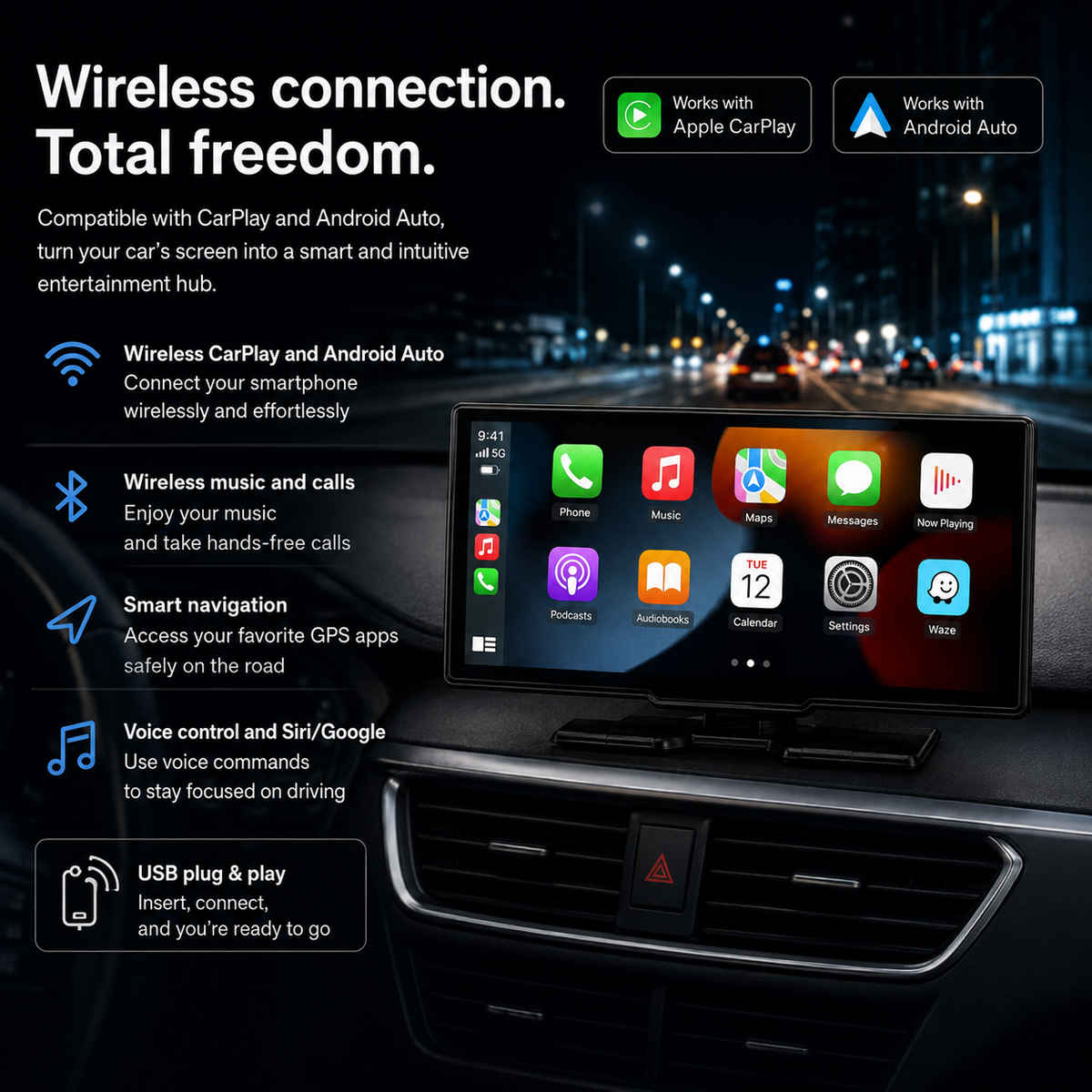 NEXDRIVE CarPlay Vision™ (modèle 2026)