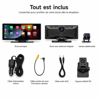 Écran NEXDRIVE CarPlay Vision pour moderniser l’habitacle d’une voiture