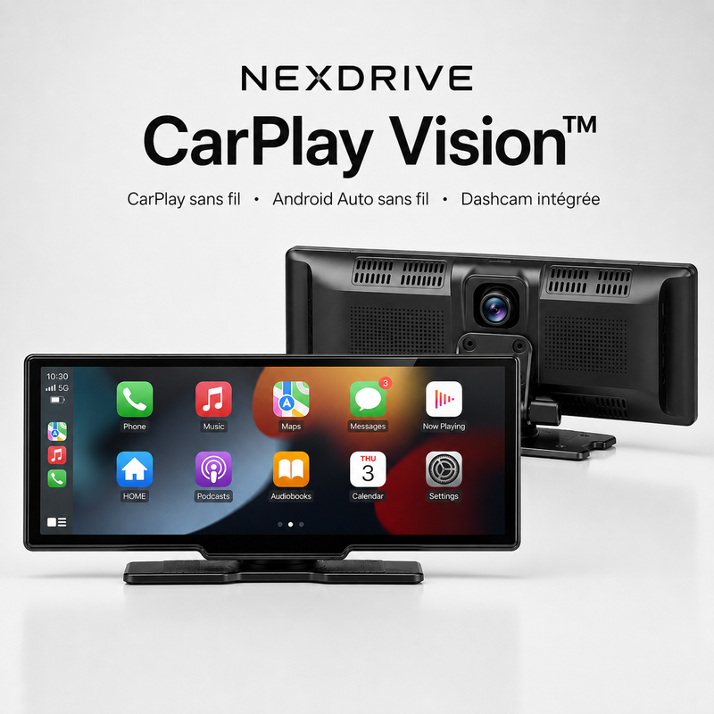 NEXDRIVE CarPlay Vision — écran CarPlay sans fil 10,26 pouces