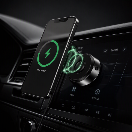 Support Téléphone Voiture Magnétique avec Recharge Sans Fil | NEXDRIVE Mount Pro™