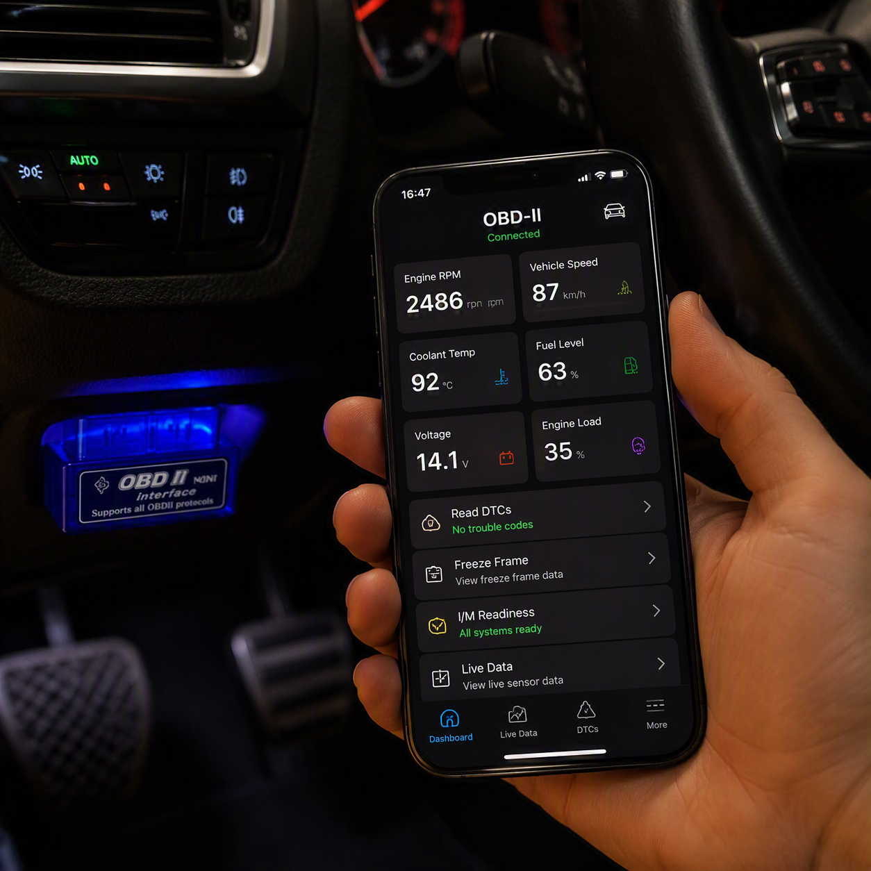NEXDRIVE ScanPro™ | Scanner Diagnostic OBD2 Bluetooth