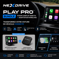 NEXDRIVE Play Pro™ Bundle | Écran CarPlay Sans Fil + Adaptateur CarPlay Wireless